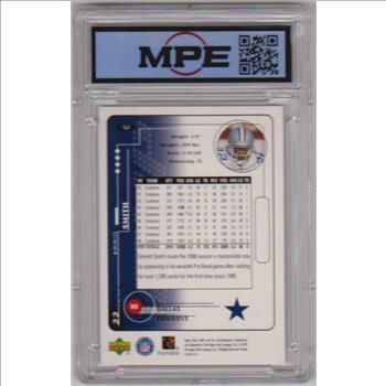 Graded MPE NM-MT+ 8.5 - Emmitt Smith 1999 Upper Deck MVP #52 Card