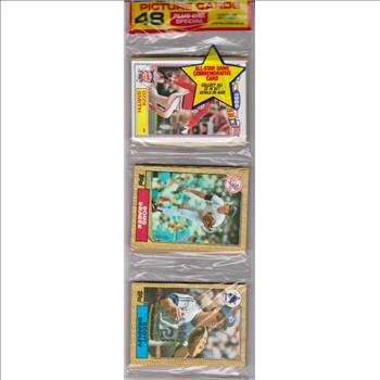  1987 Topps Baseball 49 Card Rack Pack w/ Ozzie Smith On Front