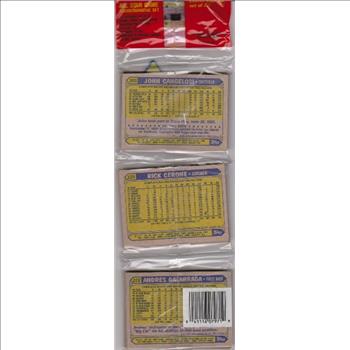 1987 Topps Baseball 49 Card Rack Pack w/ Don Sutton On Front