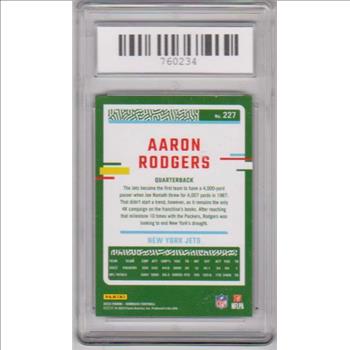 Graded Mint 9 - Aaron Rodgers 2023 Donruss #227 Card