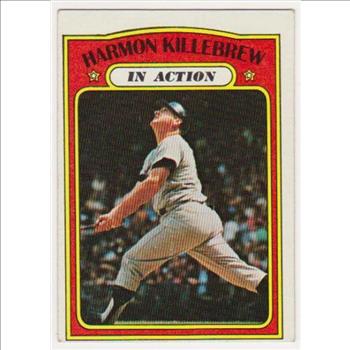 1972 Topps Harmon Killebrew #52 Card - HOF'er