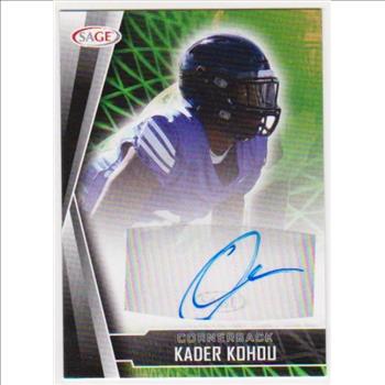 Signed Rookie - Kader Kohou 2022 Sage #A-KK Certified Autographed Insert Card