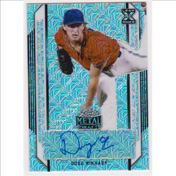 Signed Rookie - Doug Nikhazy 2021 Leaf Metal Draft #BA-DN1 Insert Card