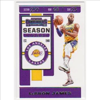 Lebron James 2019-20 Panini Contenders #70 Card