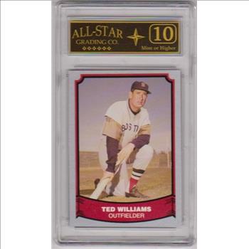 Graded 10 - Ted Williams 1988 Pacific Baseball Legends #50 Card
