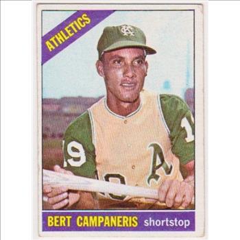 1966 Topps Bert Campaneris #175 Card - 2nd Year