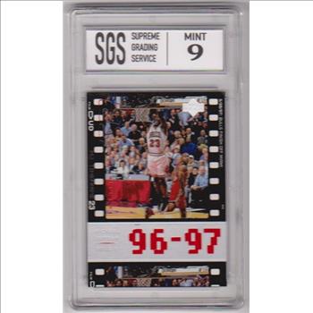 Graded Mint 9 - Michael Jordan 1998 Upper Deck Living Legends #109 Card