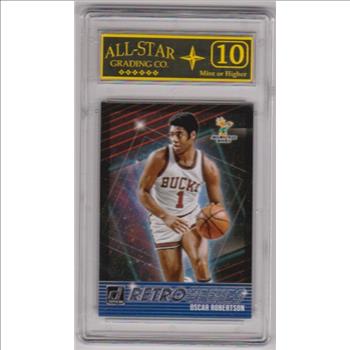 Graded 10 - Oscar Robertson 2018-19 Donruss Retro Series #17 Card