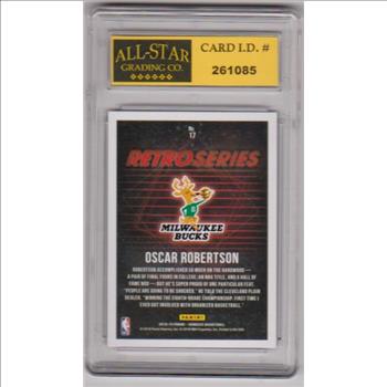 Graded 10 - Oscar Robertson 2018-19 Donruss Retro Series #17 Card