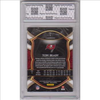 Graded Sigma Mint 9 - Tom Brady 2020 Panini Select #1 Card