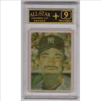 Graded 9 - Don Mattingly 1986 Sportflics Decade Greats #65 Card