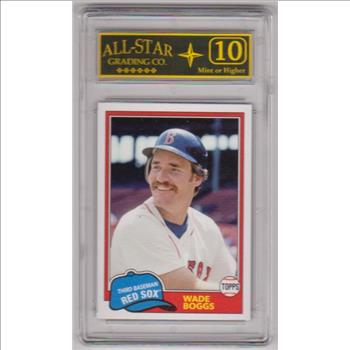 Graded 10 - Wade Boggs 2018 Topps Archives #248 Card