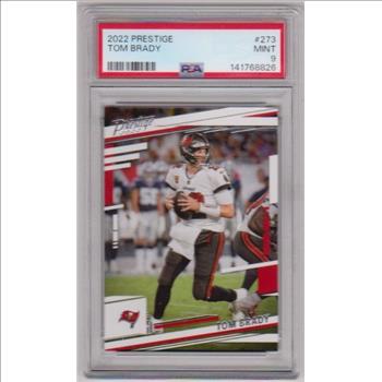Graded PSA Mint 9 - Tom Brady 2022 Panini Prestige #273 Card