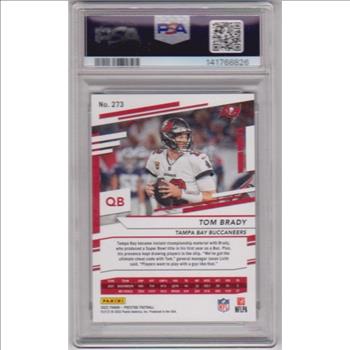 Graded PSA Mint 9 - Tom Brady 2022 Panini Prestige #273 Card