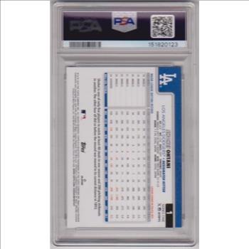 Graded PSA Mint 9 - Shohei Ohtani 2025 Topps #1 Card