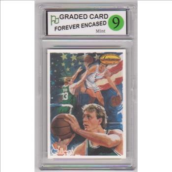 Labeled Mint 9 - Larry Bird 1994 Ted Williams Constellations #C3 Insert Card