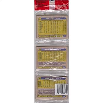 1987 Topps Baseball 49 Card Rack Pack w/ Kirby Puckett On Front
