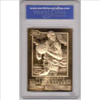 Rookie Graded Gem Mint 10 - Kobe Bryant 1996-97 Skybox EX-2000 Black 23 Kt Gold Card