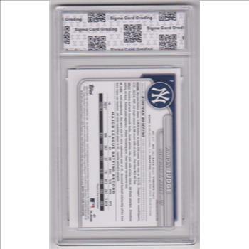 Graded Sigma Gem Mint 10 - Aaron Judge 2024 Bowman #7 Card