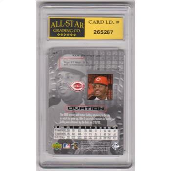 Graded 10 - Ken Griffey Jr. 2000 Upper Deck Ovation #43 Card
