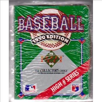 Sealed 1990 Upper Deck High # Series 100 Card Factory Set