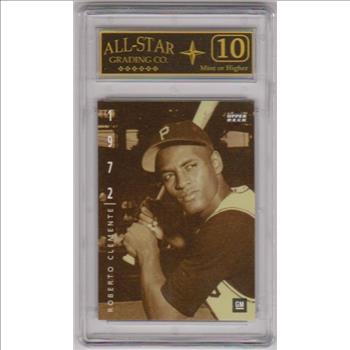 Graded 10 - Roberto Clemente 1994 Upper Deck GM #2 Card