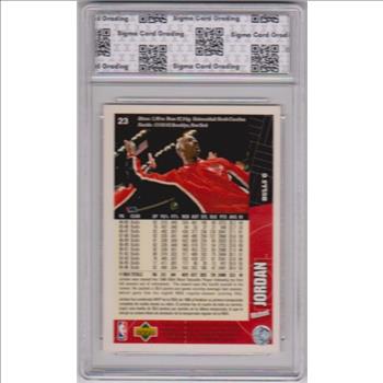 Graded Sigma Mint+ 9.5 - Michael Jordan 1996-97 Collector's Choice Spanish #23 Card