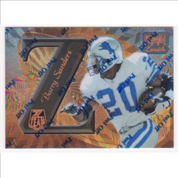 1997 Zenith Z-Team Barry Sanders #ZT14 Promo Card