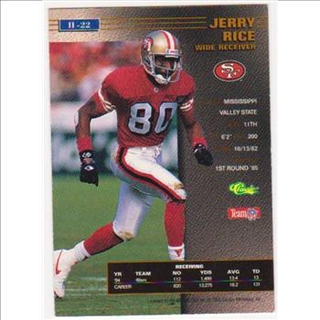 1 Of Only 725 Produced - Jerry Rice 1995 Pro Line Series II Printers Proof Insert Card