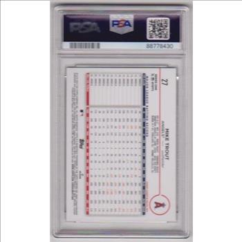 Graded PSA Mint 9 - Mike Trout 2024 Topps #27 Card