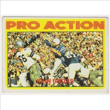1972 Topps Johnny Unitas #251 Card - HOF'er