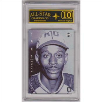 Graded 10 - Satchel Paige 1994 Upper Deck The American Epic GM #6 Card