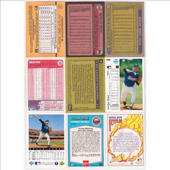 Nolan Ryan Card Collection (1987-1993) - 9 Different