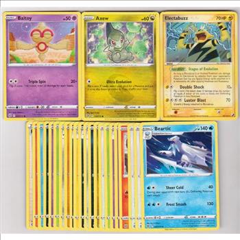 25 Different Pokemon Trading Cards w/ Electabuzz + More
