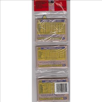 1987 Topps Baseball 49 Card Rack Pack w/ Wally Joyner On Front