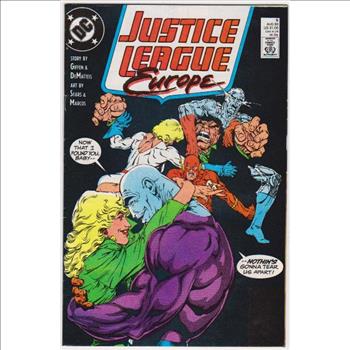 1989 DC Comics JUSTICE LEAGUE EUROPE #5 Issue