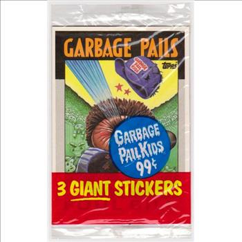 Sealed - 1986 Topps Garbage Pail Kids Giant Stickers Unopened Pack