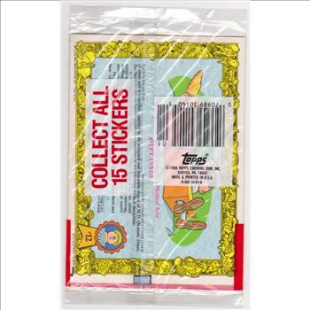 Sealed - 1986 Topps Garbage Pail Kids Giant Stickers Unopened Pack