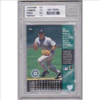 Graded BGS Near Mint+ 7.5 - Alex Rodriguez 1998 Upper Deck #510 Card