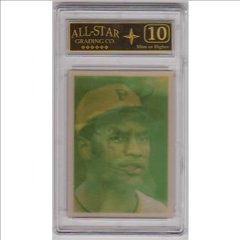 Graded 10 - Roberto Clemente 1986 Sportflics Decade Greats #43 Card
