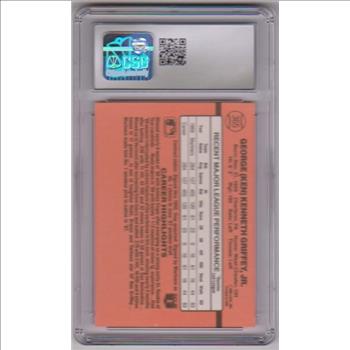 Graded CSG Mint 9 - Ken Griffey Jr. 1990 Donruss #365 Card