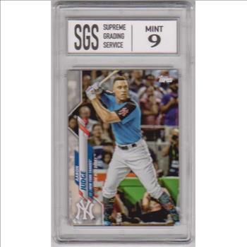 Graded Mint 9 - Aaron Judge 2020 Topps Update #U-264 Card