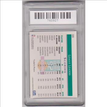 Graded Mint 9 - Michael Jordan/Karl Malone 1992-93 Hoops #320 Card