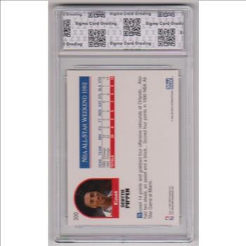 Graded Sigma Mint 9 - Scottie Pippen 1992-93 Hoops #300 Card