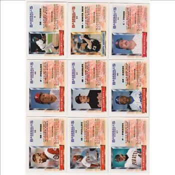 9 Different 1993 Topps Finest Cards w/ Lou Whitaker + More