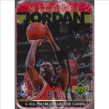 1996 Upper Deck Michael Jordan 6 Card Metal Set - Sealed