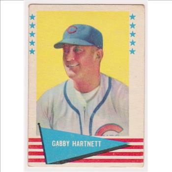 1961 Fleer Gabby Hartnett #41 Card - HOF'er