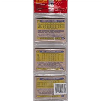 1987 Topps Baseball 49 Card Rack Pack w/ Lance Parrish On Front