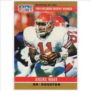 Wrong Front Error - Bo Jackson 1990 Pro Set Football Card
