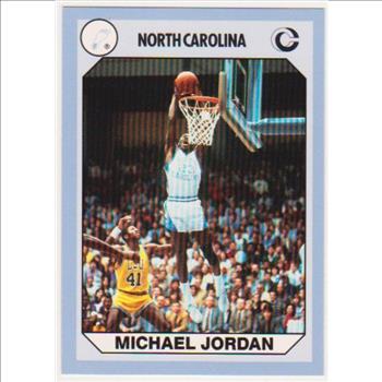 Michael Jordan 1990 North Carolina #93 College Card